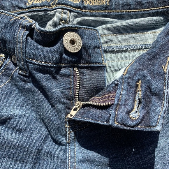 Guess Jeans Doheny Low Rise Boot Cut Flap Pocket Jean Size 28 - Picture 6 of 9